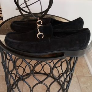 Gucci Horsebit Suede Loafers